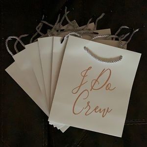 I Do Crew bridesmaid gift bags set of 6